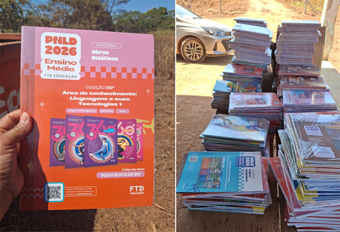 Livros didáticos jogados no lixo causam revolta e indignação em Porto Velho
